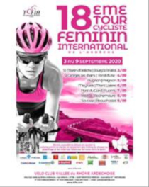 Affiche Tour Cycliste Feminin De l'Ardeche